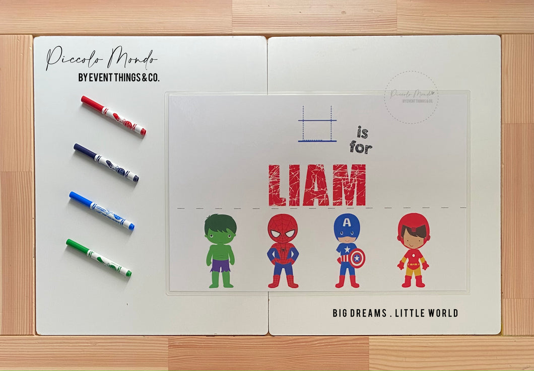 My Little Super Hero Placemat