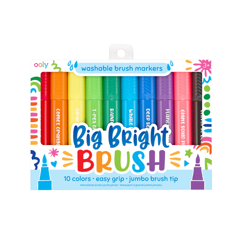 Big Bright Brush Washable Markers